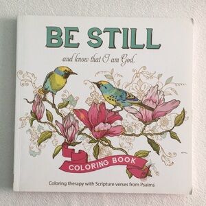 "Be Still" Coloring Book with Bible Verses